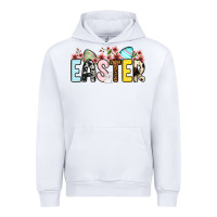 White Western Easter Urban Hoodie - OliviaCreatesArt