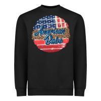 Black leopard merica Heavyweight Sweatshirt - MaliasSmallBusiness