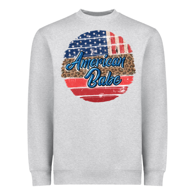 Leopard Merica Heavyweight Sweatshirt by MaliasSmallBusiness | Teevron
