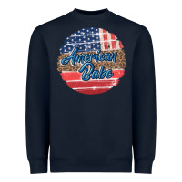 Navy leopard merica Heavyweight Sweatshirt - MaliasSmallBusiness