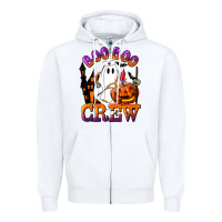 White Boo Boo Crew Nurse Zipper Hoodie - LillyAllenDesigns