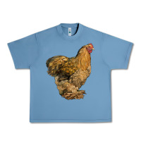 Pebble Blue Cochin Chicken Urban Heavy Tee - LillyAllenDesigns