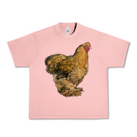 Salmon Cochin Chicken Urban Heavy Tee - LillyAllenDesigns