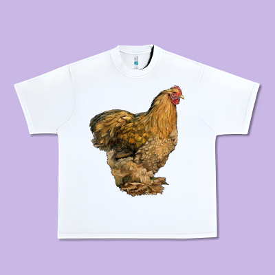 Cochin Chicken Urban Heavy Tee Designed By Lillyallendesigns