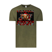 Vintage Olive highland cow joy Christmas Vintage Tee - BarkalooDesign