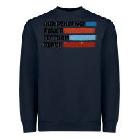 Navy indepence power freedom brave Heavyweight Sweatshirt - MaliasSmallBusiness