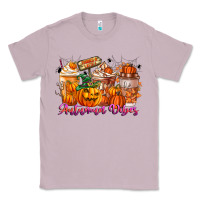 Lilac Thanks A Latte Autumn Vibes Classic Tee - CowhideDigitalArt