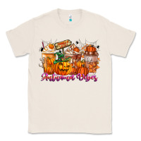 Natural Thanks A Latte Autumn Vibes Classic Tee - CowhideDigitalArt