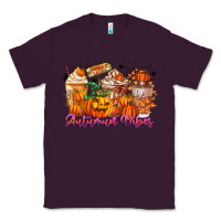 Plum Thanks A Latte Autumn Vibes Classic Tee - CowhideDigitalArt