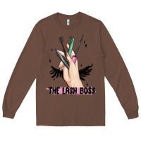 Chestnut the lash boss Long Sleeve Tee - MaliasSmallBusiness