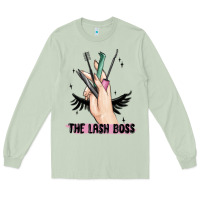 Matcha the lash boss Long Sleeve Tee - MaliasSmallBusiness