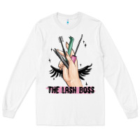 White the lash boss Long Sleeve Tee - MaliasSmallBusiness