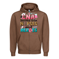 Chestnut Western CNA Because Nurses Need Heroes Zipper Hoodie - LillyAllenDesigns