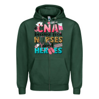 Sports Green Western CNA Because Nurses Need Heroes Zipper Hoodie - LillyAllenDesigns
