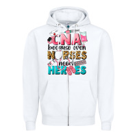 White Western CNA Because Nurses Need Heroes Zipper Hoodie - LillyAllenDesigns