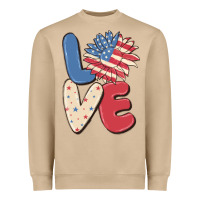 Mushroom love 4th of july Heavyweight Sweatshirt - MaliasSmallBusiness