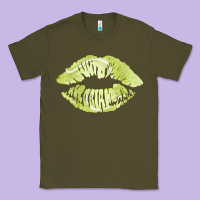 Tennis Lips Classic Tee Designed By Adodesignshop