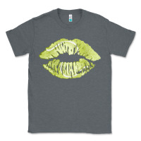 Charcoal Heather tennis lips Classic Tee - AdoDesignShop