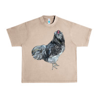French Oak Ameraucana Rooster Urban Heavy Tee - LillyAllenDesigns