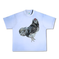 Grape Ice Ameraucana Rooster Urban Heavy Tee - LillyAllenDesigns