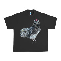 Pigment Black Ameraucana Rooster Urban Heavy Tee - LillyAllenDesigns