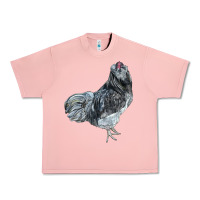 Salmon Ameraucana Rooster Urban Heavy Tee - LillyAllenDesigns