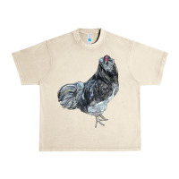 Sandshell Ameraucana Rooster Urban Heavy Tee - LillyAllenDesigns