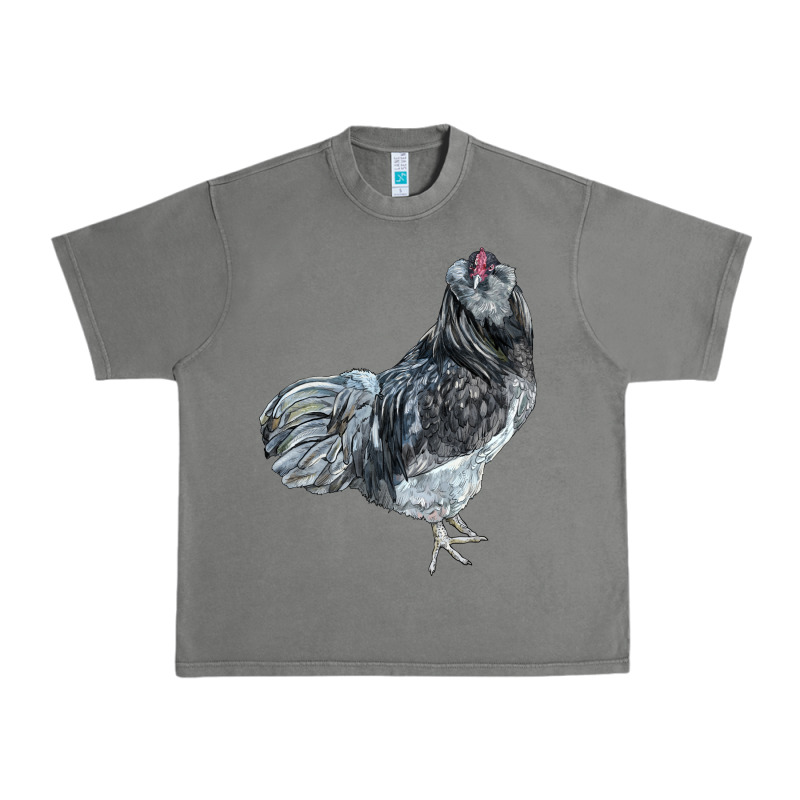 Ameraucana Rooster Urban Heavy Tee by LillyAllenDesigns | Teevron