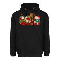 Black Lady of Guadalupe Coffee Cups Heavyweight Hoodie - texasbilliewilder