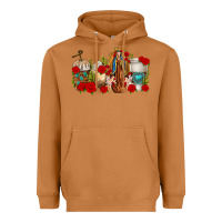 Meerkat Lady of Guadalupe Coffee Cups Heavyweight Hoodie - texasbilliewilder