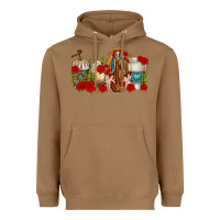Toasted Coconut Lady of Guadalupe Coffee Cups Heavyweight Hoodie - texasbilliewilder