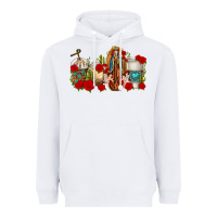 White Lady of Guadalupe Coffee Cups Heavyweight Hoodie - texasbilliewilder