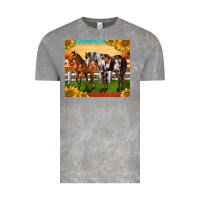 Cloud Rock Western Ranch Horses Vintage Tee - LillyAllenDesigns