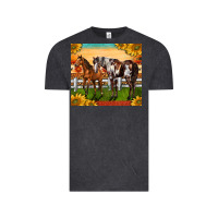 Vintage Black Western Ranch Horses Vintage Tee - LillyAllenDesigns