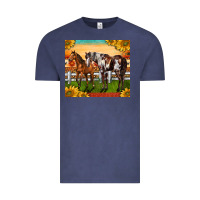 Vintage Denim Western Ranch Horses Vintage Tee - LillyAllenDesigns