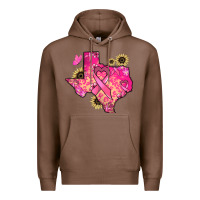 Chestnut Texas map Cancer Premium Hoodie - HowdyJamesFarm