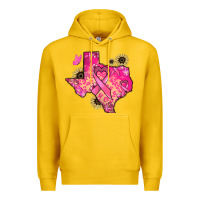 Lemon Texas map Cancer Premium Hoodie - HowdyJamesFarm