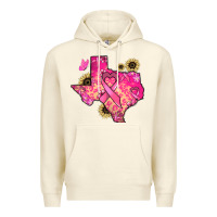 Sandshell Texas map Cancer Premium Hoodie - HowdyJamesFarm