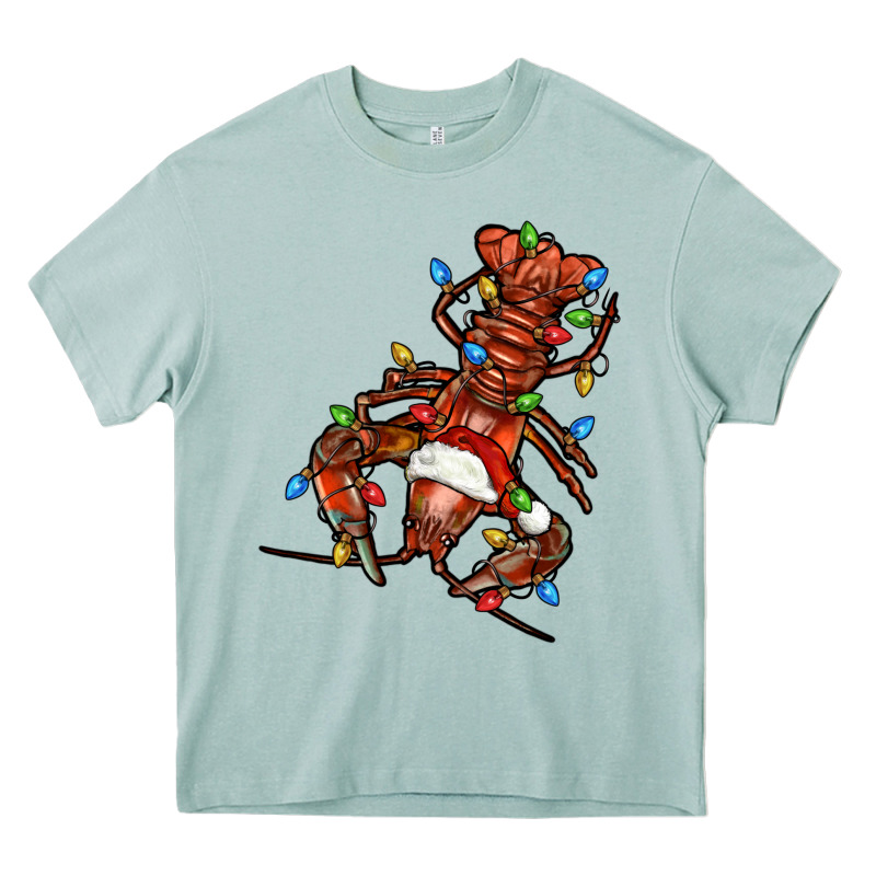 Christmas Crawfish Heavy Core Tee by FaDigitalArtStudio | Teevron