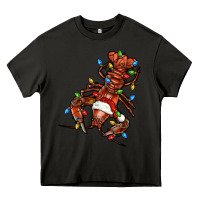 Asphalt Christmas crawfish Heavy Core Tee - FaDigitalArtStudio