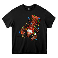 Black Christmas crawfish Heavy Core Tee - FaDigitalArtStudio