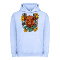 Pigment Grape Ice western leopard cowhide cow horseshoe Urban Hoodie - OliviaCreatesArt