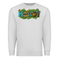 Dove Grey Western Howdy Premium Sweatshirt - texasbilliewilder