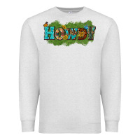 Oatmeal Heather Western Howdy Premium Sweatshirt - texasbilliewilder