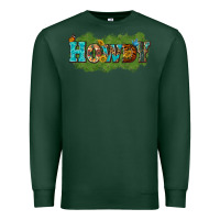 Sports Green Western Howdy Premium Sweatshirt - texasbilliewilder