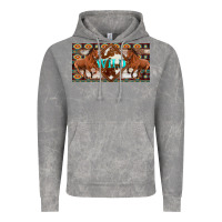 Cloud Rock aztec horses and wild with cowhide license plate template Vintage Hoodie - Artiststas