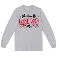 Moon Dust oh how he loves us Long Sleeve Tee - MaliasSmallBusiness