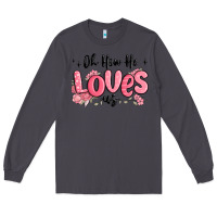 Smoke oh how he loves us Long Sleeve Tee - MaliasSmallBusiness