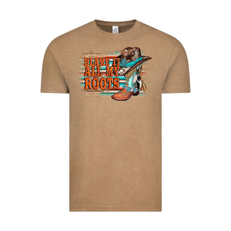 Blame It All My Roots Vintage Tee by AdoDesignShop | Teevron