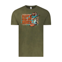 Vintage Olive blame it all my roots Vintage Tee - AdoDesignShop